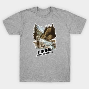 Hiking Peace in Nature T-Shirt